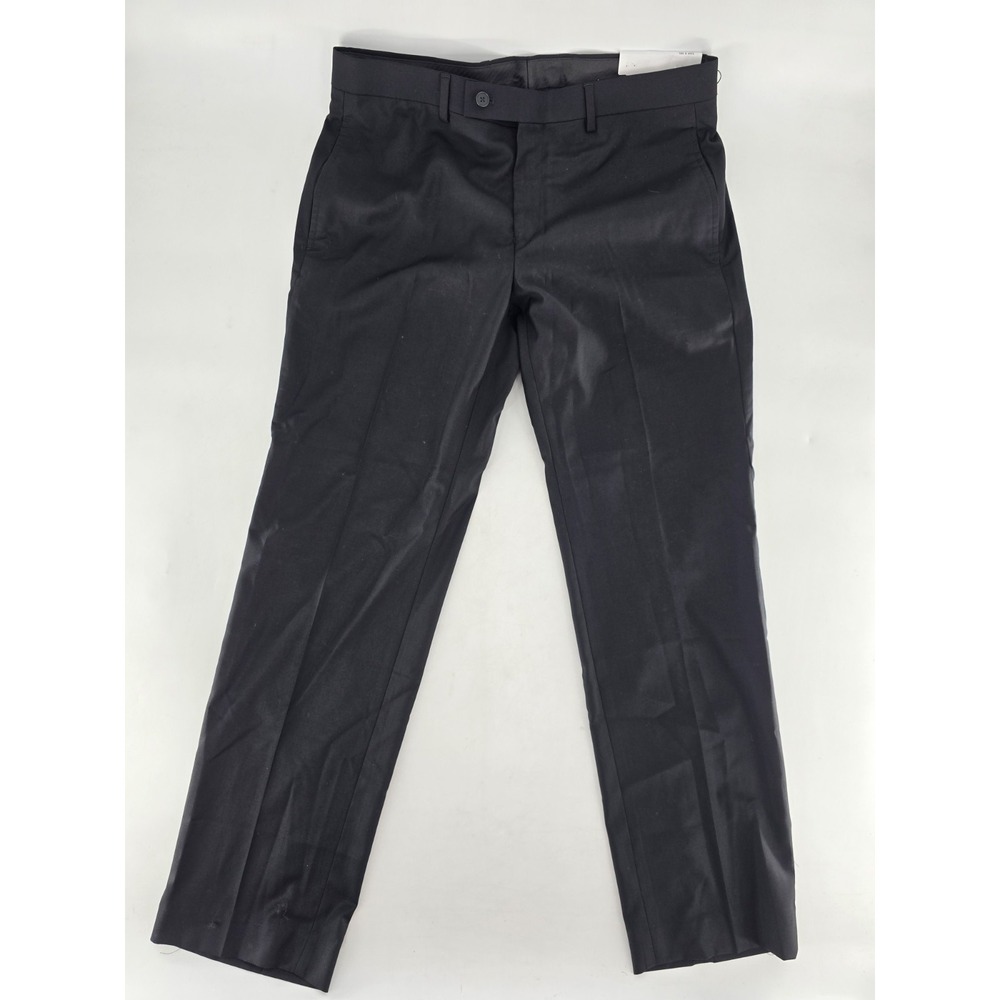 Calvin Klein Men's Modern Fit Dress Pant Black Sz 33W x 30L